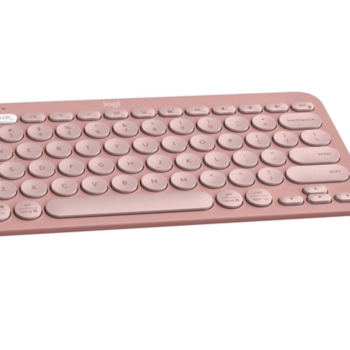 LOGITECH - Teclado - Logitech PEBBLE KEYS 2 K380 - Bluetooth - Español - Pink
