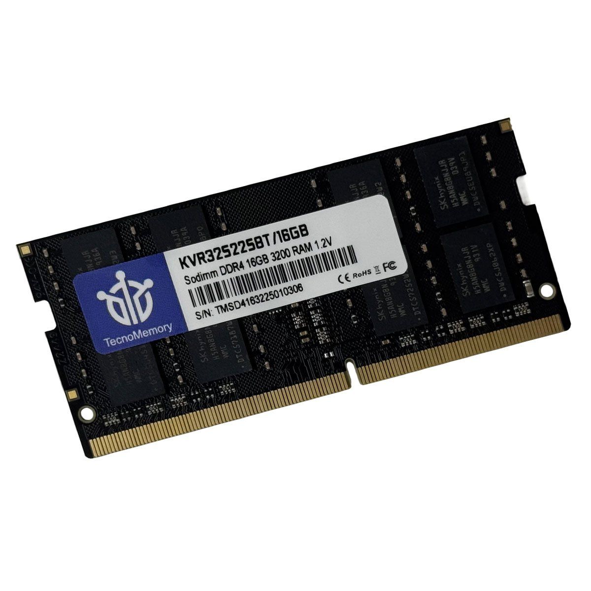 GENERICO - TecnoMemory Sodimm DDR4 16GB 3200 KVR32S22S8T/16GB