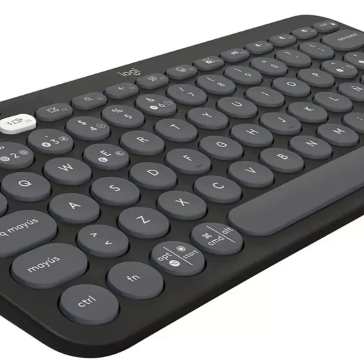LOGITECH - Teclado - Logitech Pebble Keys 2 K380s - 75% - Bluetooth - Graphite