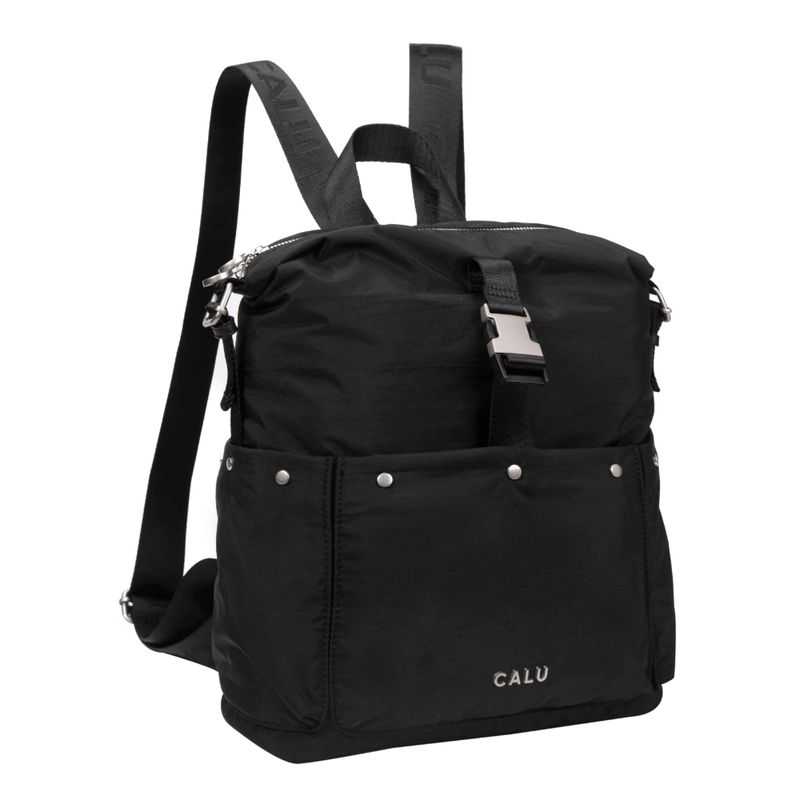 CALU - Mochila Urbana Bolsillo Secreto Irina Negro Calu