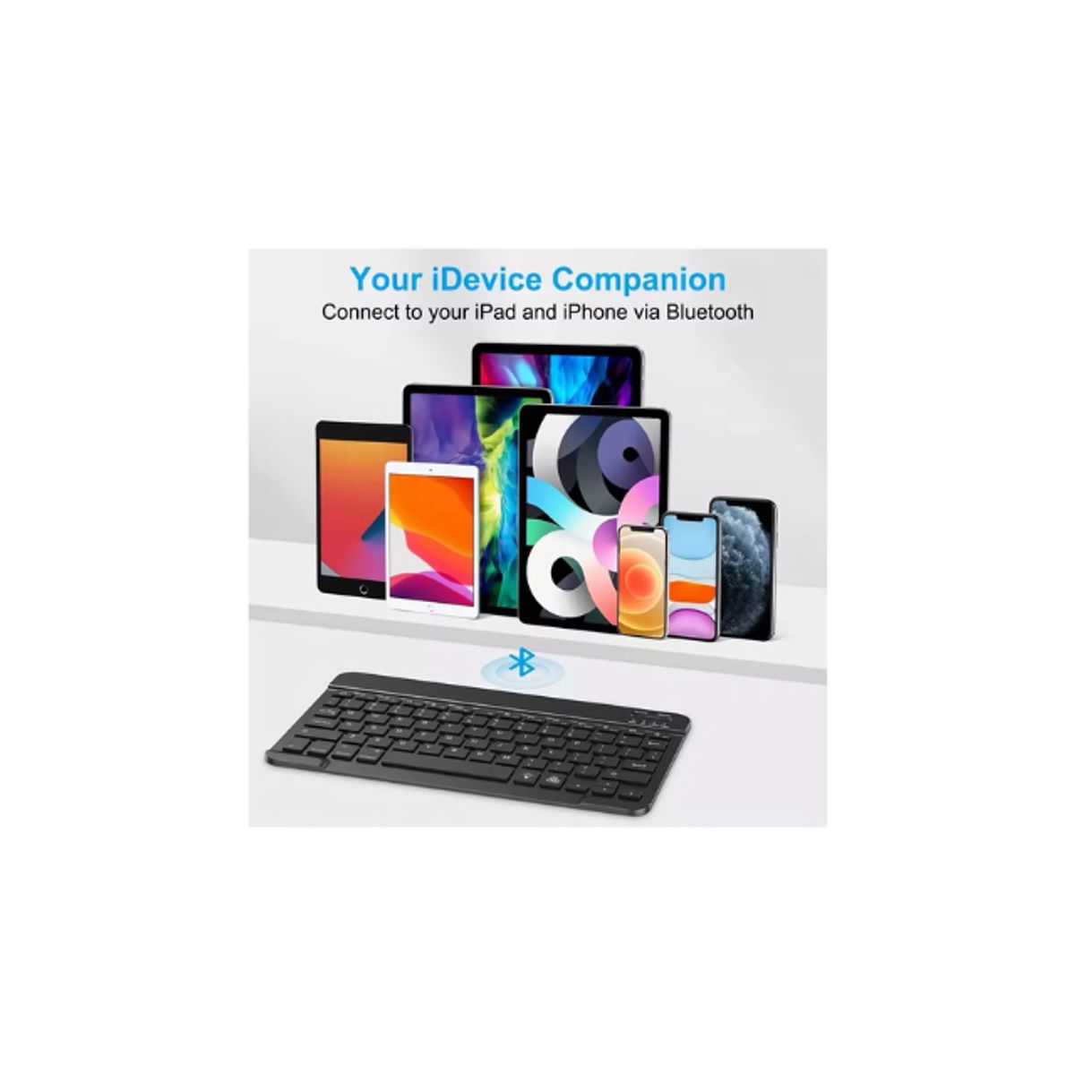 GENERICO - Kit Teclado Inalámbrico Recargable con Mouse