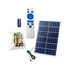 GENERICO - Foco Led con Panel Solar Exterior IP66 200w Jortan