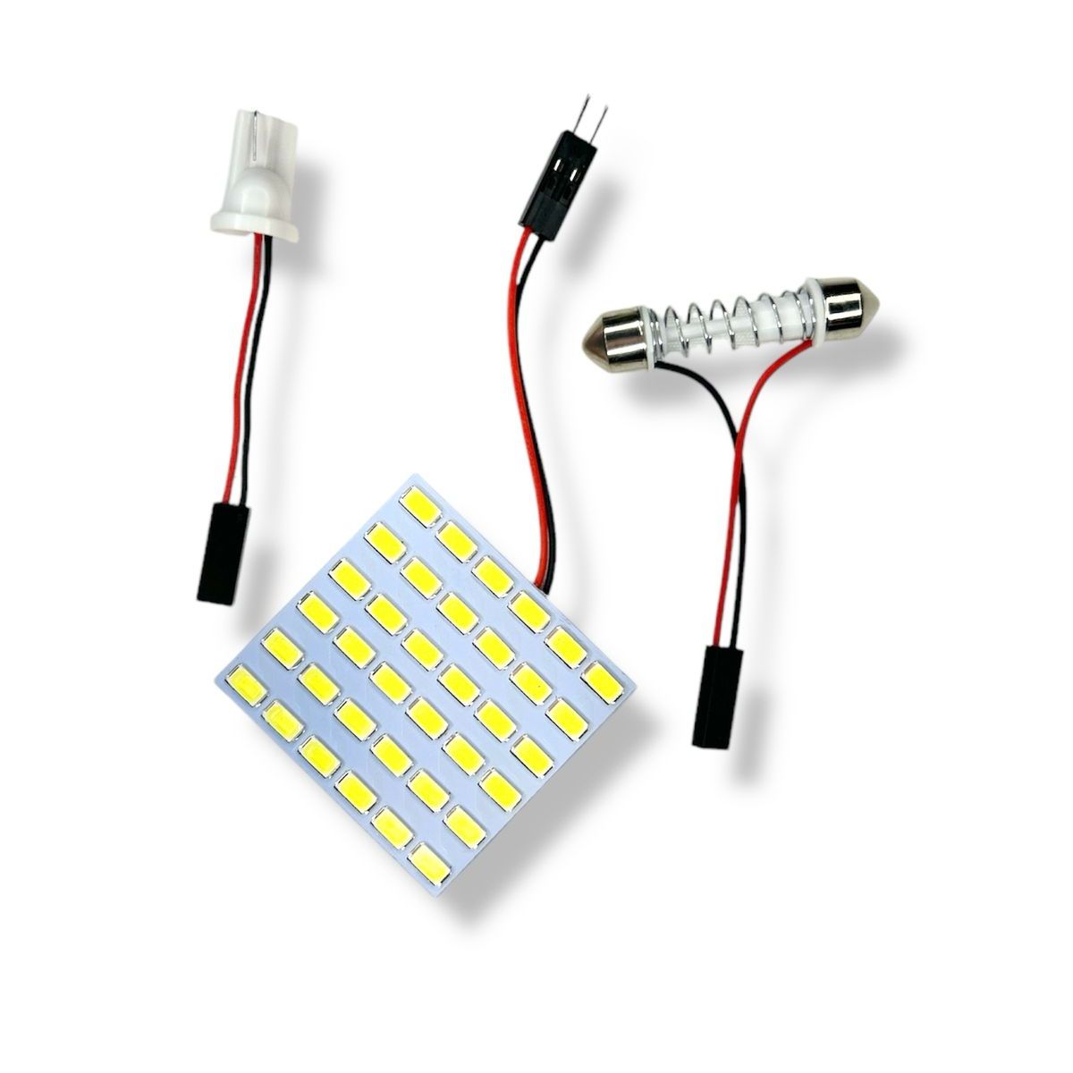 GENERICO - Placa Led Luz Interior De Techo 36 Led Para Autos