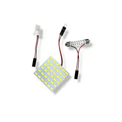 GENERICO - Placa Led Luz Interior De Techo 36 Led Para Autos