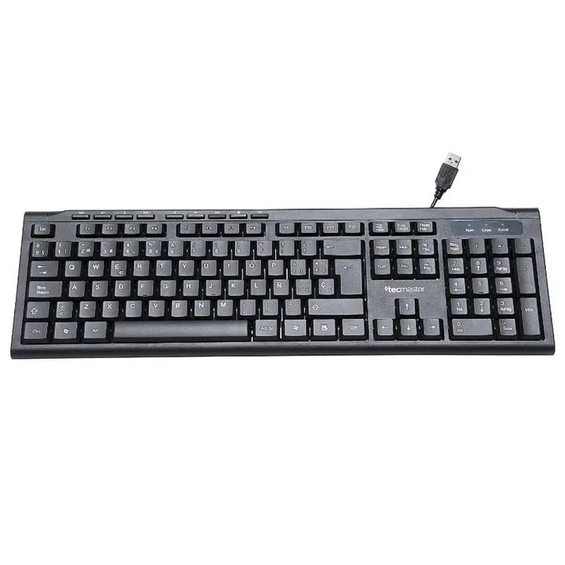 TECMASTER - Teclado - Tecmaster TM-KB-M400 - USB 2.0 - Negro