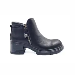 DOLCE CANNELLA - BOTIN MUJER NEGRO CIERRE