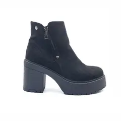 DOLCE CANNELLA - BOTIN MUJER NEGRO GAMUZA