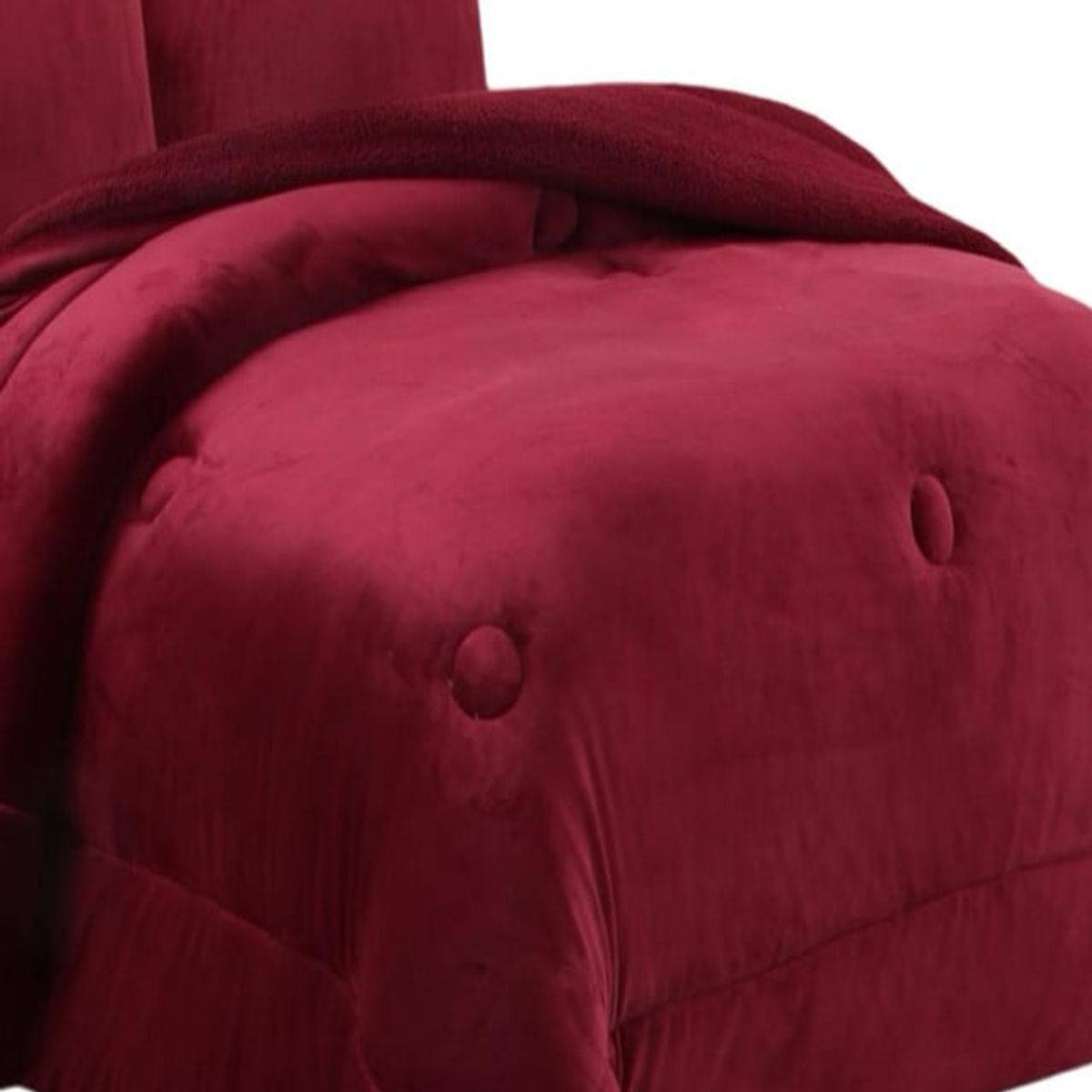 GENERICO - COBERTOR CON CHIPORRO INVIERNO 2 PLAZAS BURDEO