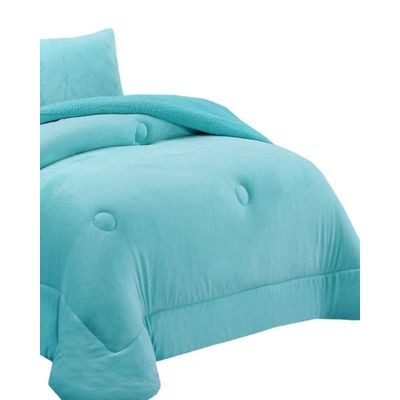 Imagen 2 del producto COBERTOR CON CHIPORRO INVIERNO 2 PLAZAS CELESTE