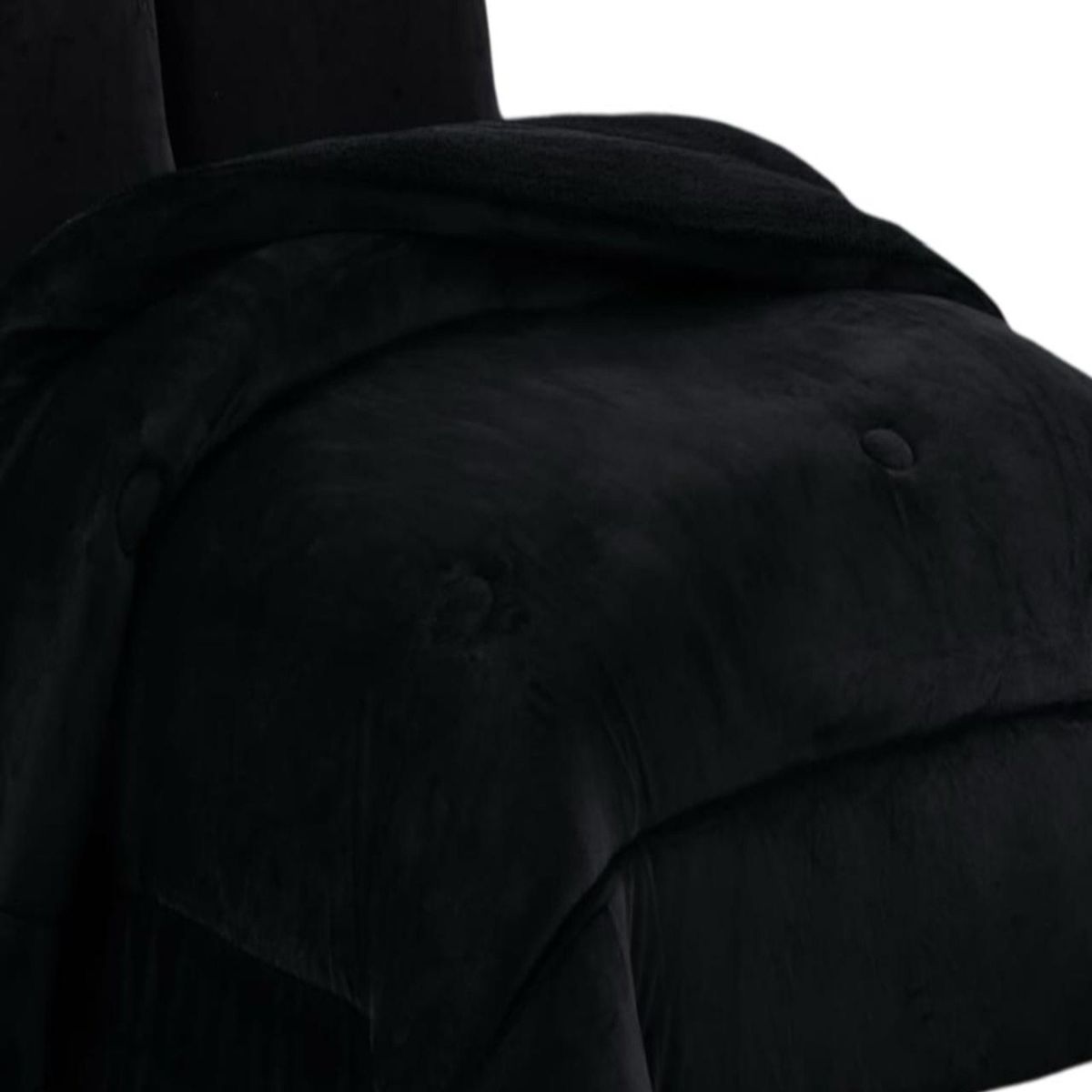 GENERICO - COBERTOR INVIERNO KING - SUPER KING NEGRO