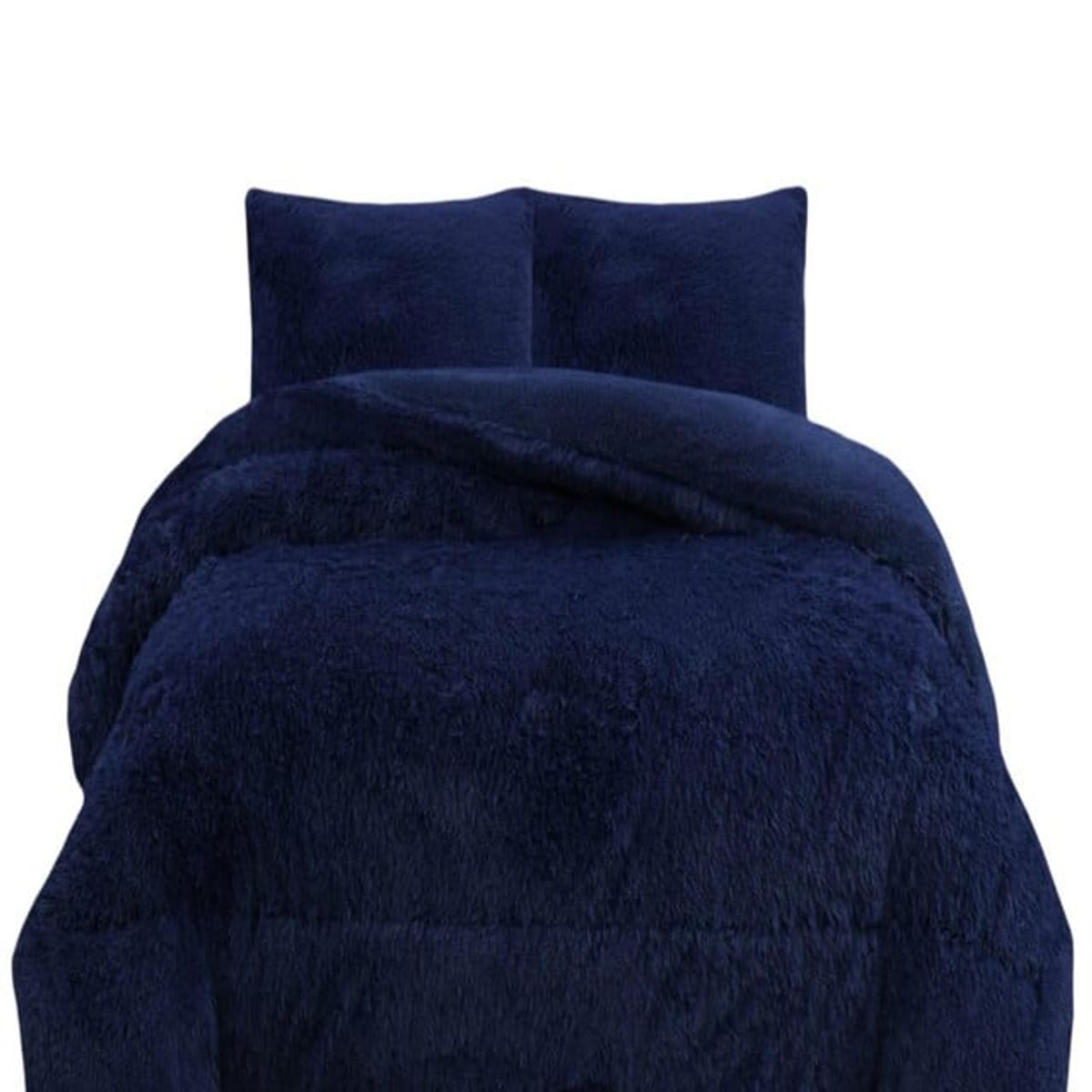 GENERICO - COBERTOR PELUDO INVIERNO KING- SUPER KING Azul