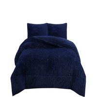 COBERTOR PELUDO INVIERNO KING- SUPER KING Azul