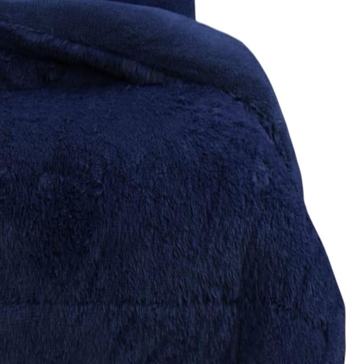 GENERICO - COBERTOR PELUDO INVIERNO  PLAZA Y MEDIA Azul