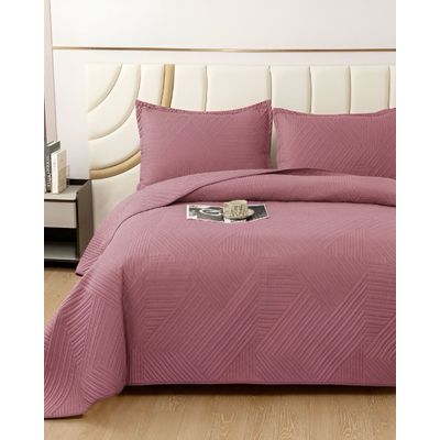 Imagen 2 del producto CUBRECAMA QUILT VERANO 2 PLAZAS ROSA