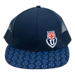 U DE CHILE - Gorro Jockey Plano Algodon - Azul