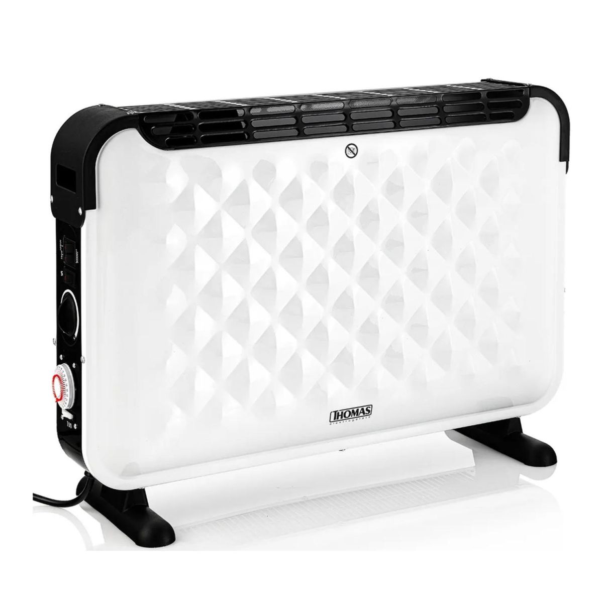THOMAS - Calefactor Convector 3 Temperaturas 3 Potencias Timer Blanco TH-CV51