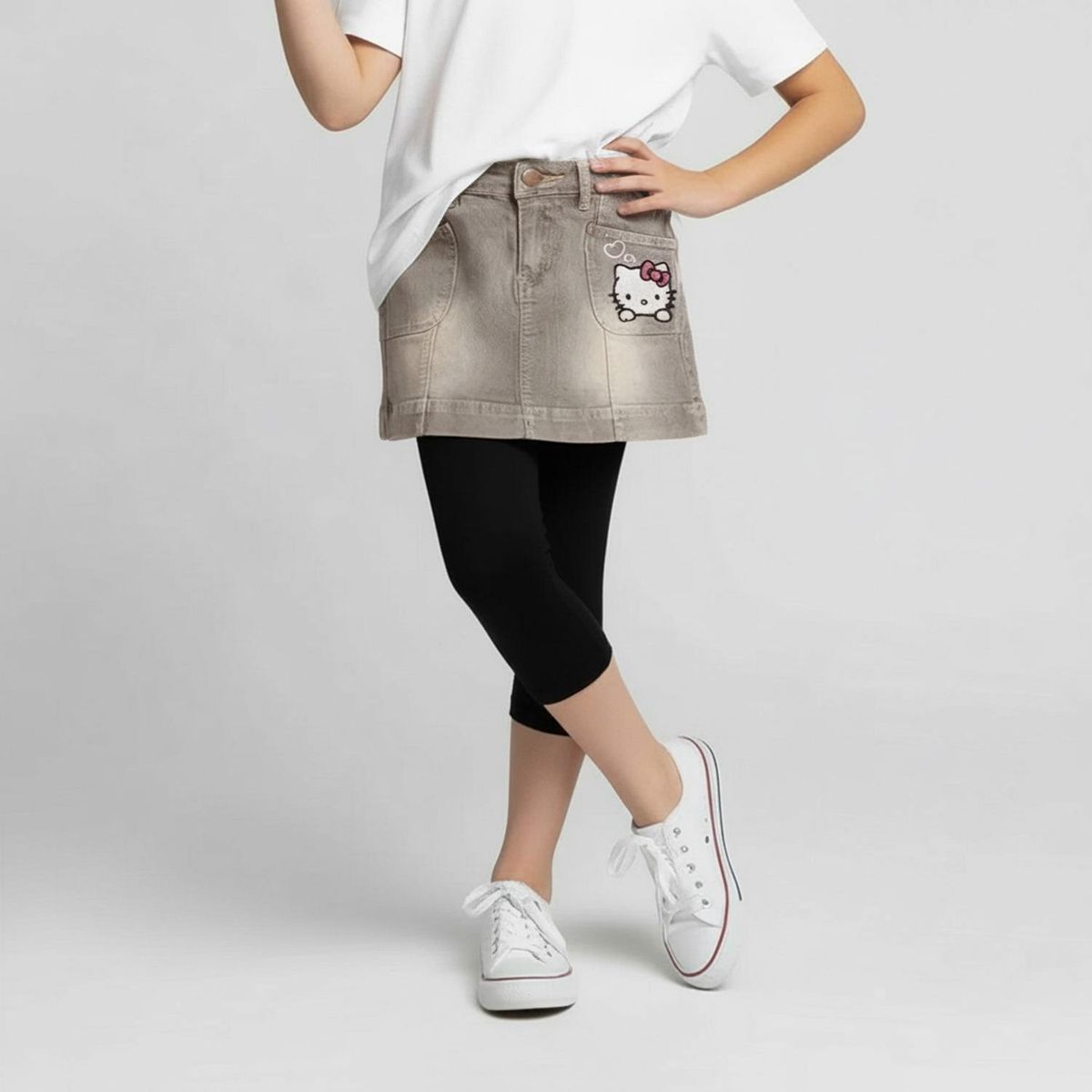 HELLO KITTY - Pack Falda+Calza Niña Hello Kitty