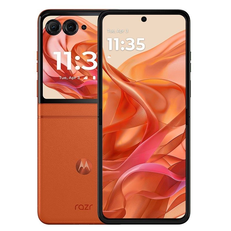 MOTOROLA - Celular Motorola razr 50 12GB RAM y 512GB ROM-Naranja