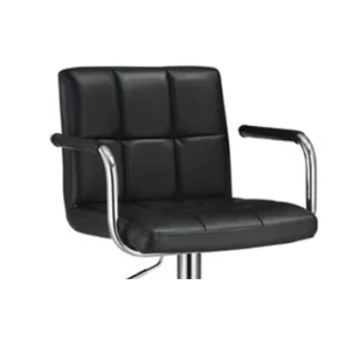 GENERICO - Pack 2 Piso Bar Con Respaldo Cuadrado Y Posa Brazos