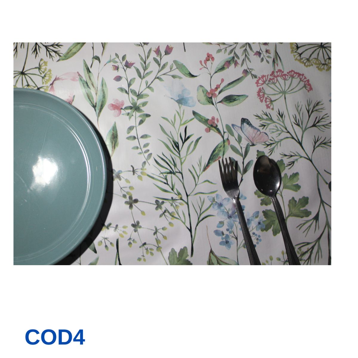 GENERICO - Mantel de Hule Afranelado Para Mantel 140x2 FLOR FINA