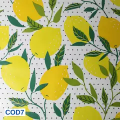 GENERICO - Mantel de Hule Afranelado Para Mantel 140x2 LIMONES