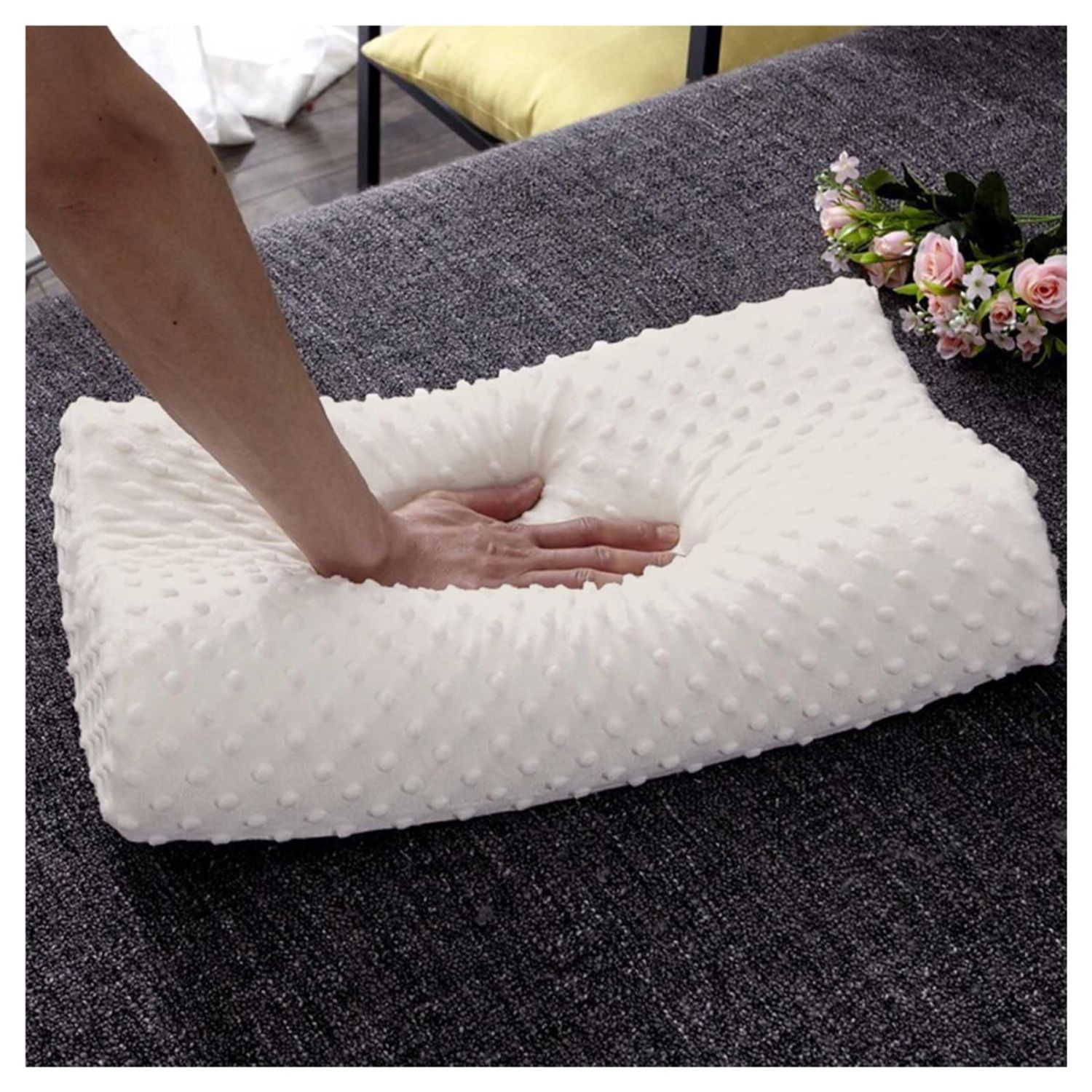 Almohada Memory Pillow Ortopédica Indeformable Aloe Vera