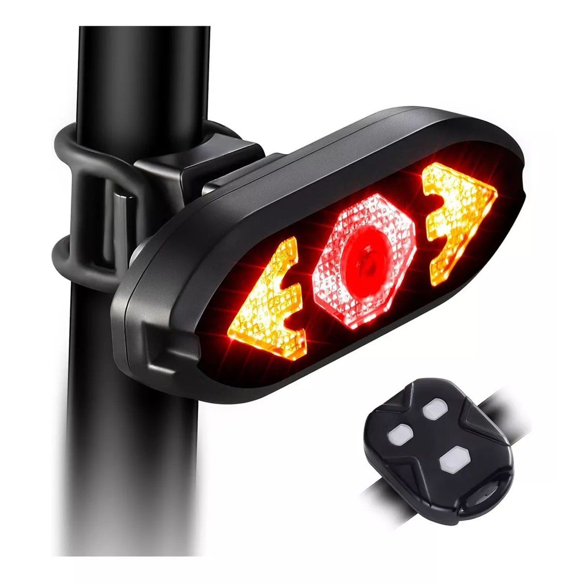 EDWINAYY - Luz Bicicleta Delantera Y Trasera Recargable Usb Se?alizador