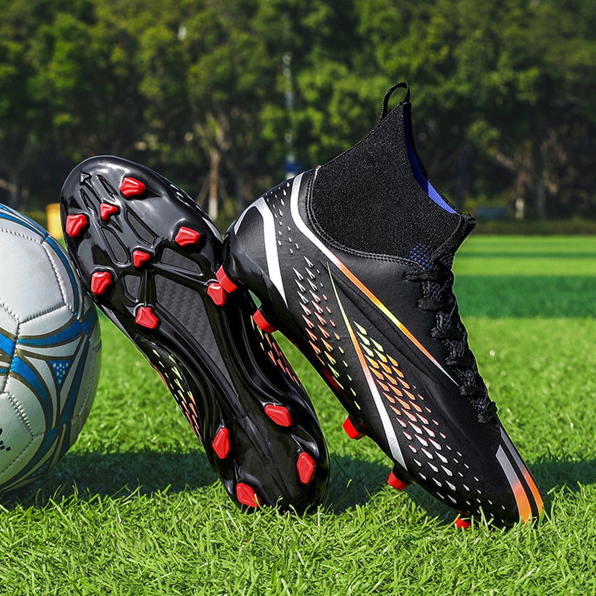 DANWEILE - Zapatos de fútbol para estudiantes de hombre