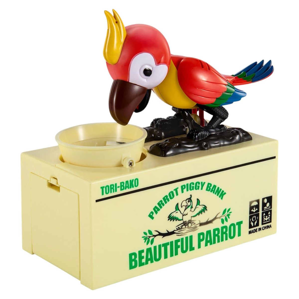 INVENCIBLE - ALCANCIA Loro Lorito ATRAPA MONEDAS NC59