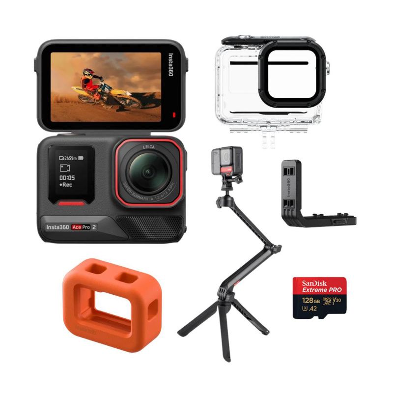 INSTA 360 - Insta360 Ace Pro 2 Pack Buceo-nergo