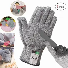 EDWINAYY - Guantes De Seguridad Anticortes Cocina Carnicero Resistente