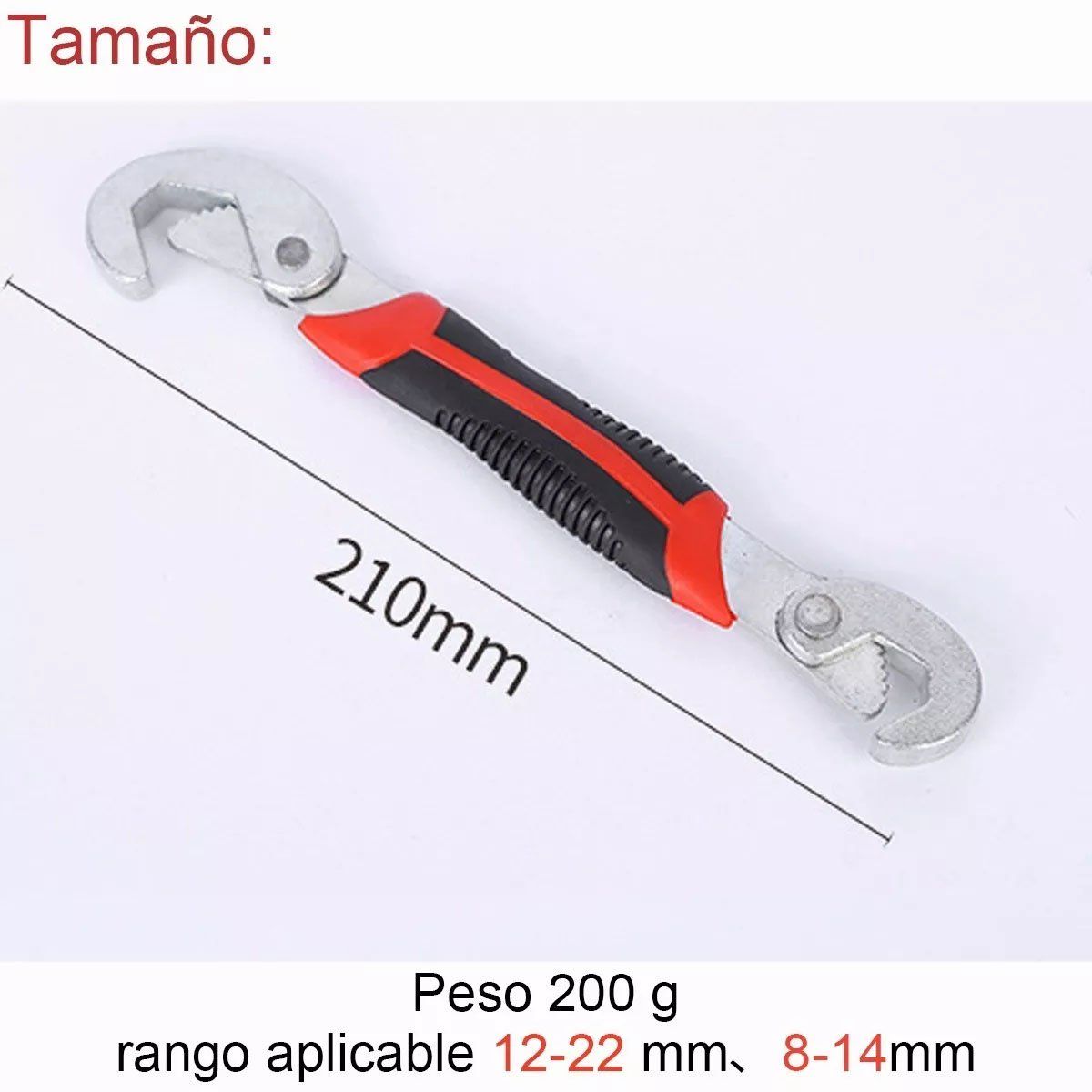 EDWINAYY - Set 2 Llaves Tuerca Ajustables Universales 8-32mm Steeltools