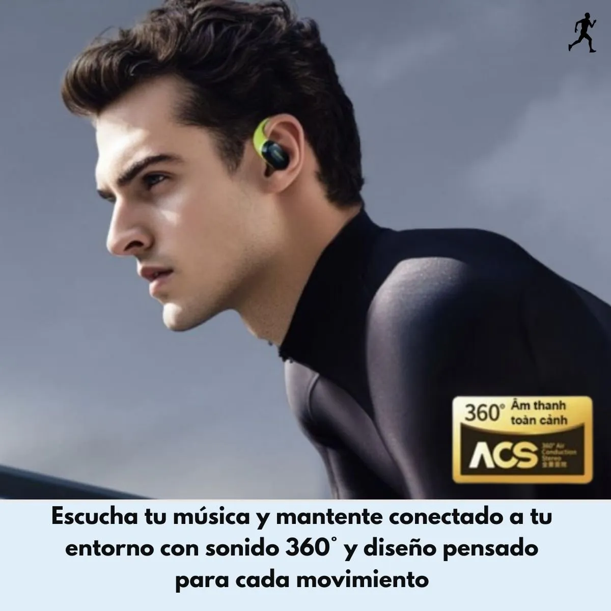 LANGSDOM - Audífonos Deportivo Inalambrico TWS ENC IPX Langsdom TS19 Verde