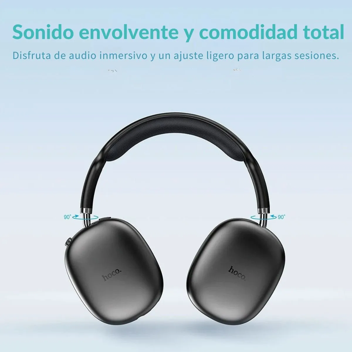 HOCO - Audífonos Inalambricos 45 hrs Batería Hoco W35 Air Over Ear Negro