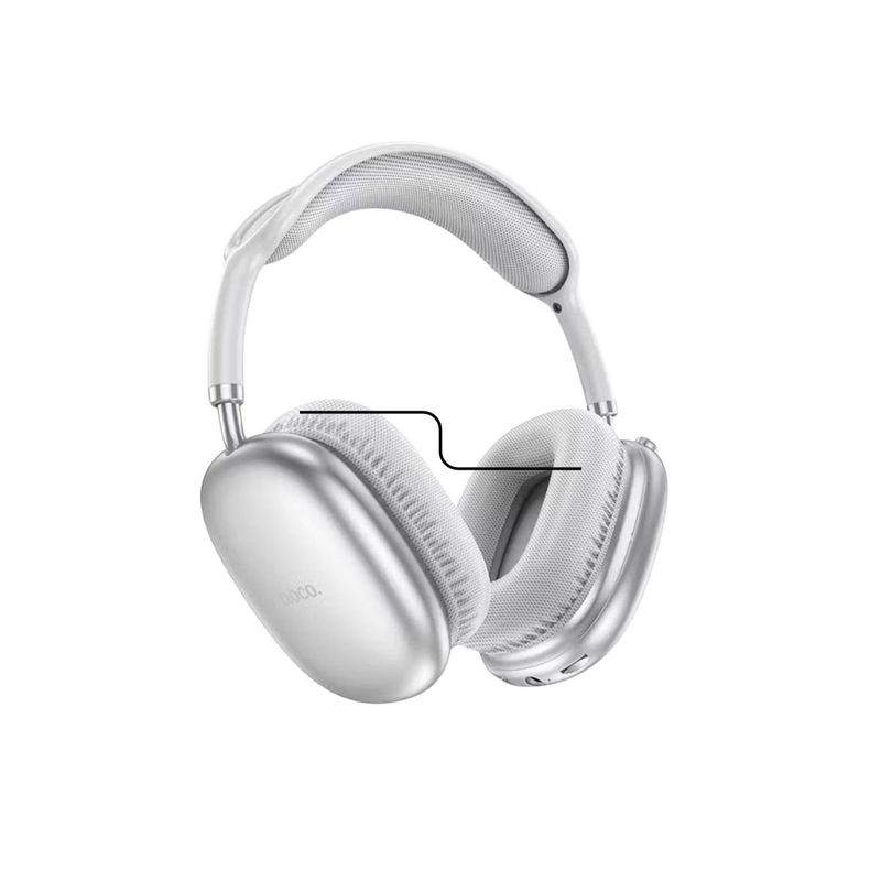 HOCO - Audífonos Inalambricos 45 hrs Batería Hoco W35 Air Over Ear Plata