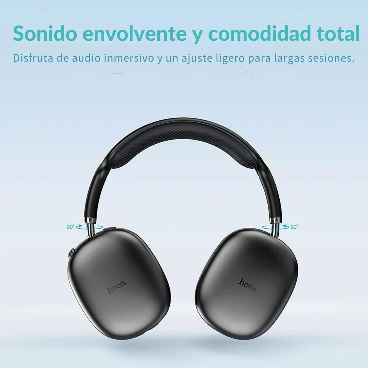 HOCO - Audífonos Inalambricos 45 hrs Batería Hoco W35 Air Over Ear Plata