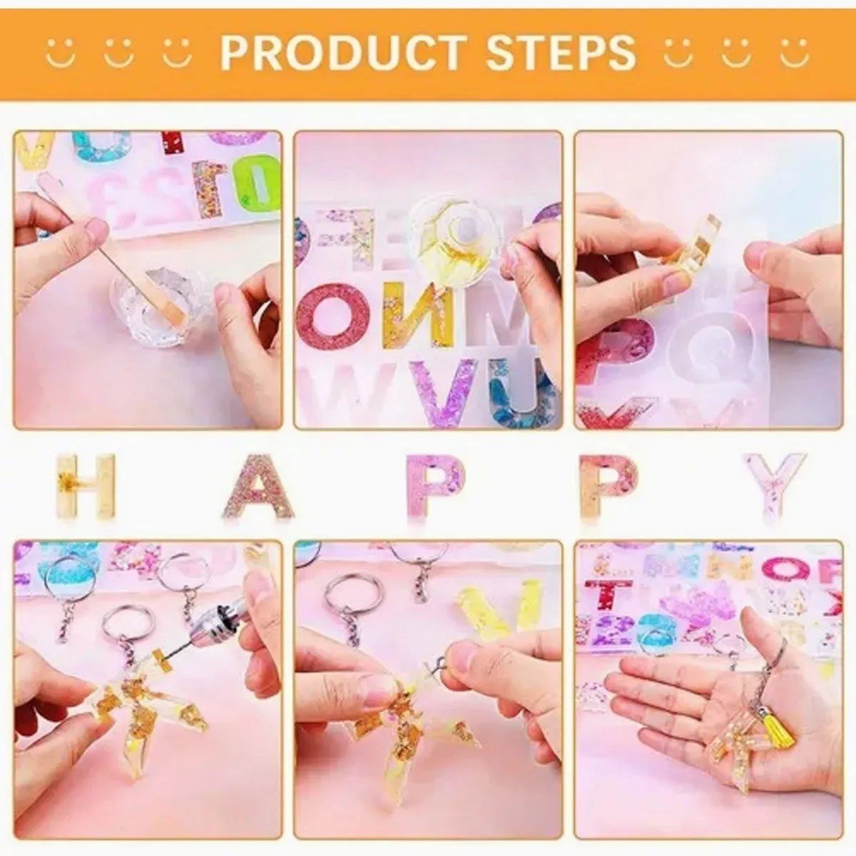 EDWINAYY - Set 236 Moldes Silicona Para Velas Resina Joyería Collar Br