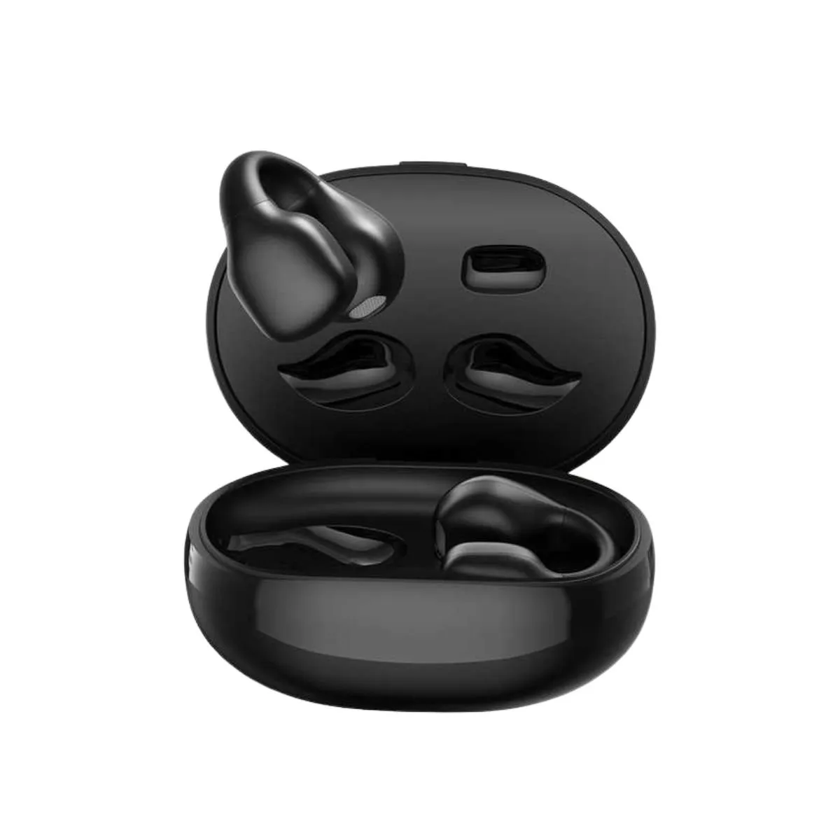 LANGSDOM - Audifonos Deportivos Inalámbricos IPX5 60h Langsdom ClipBuds Negro
