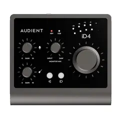 AUDI - Interfaz de Audio Audient UsbC de 2 Entradas 2 Salidas iD4 MKII