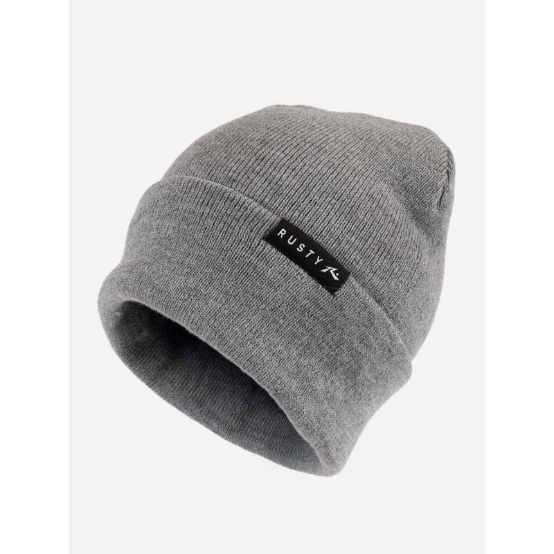 RUSTY - Gorro Solvo beanie Gris Hombre Rusty - Gris
