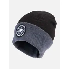 RUSTY - Gorro Rizo beanie Negro Hombre - Negro