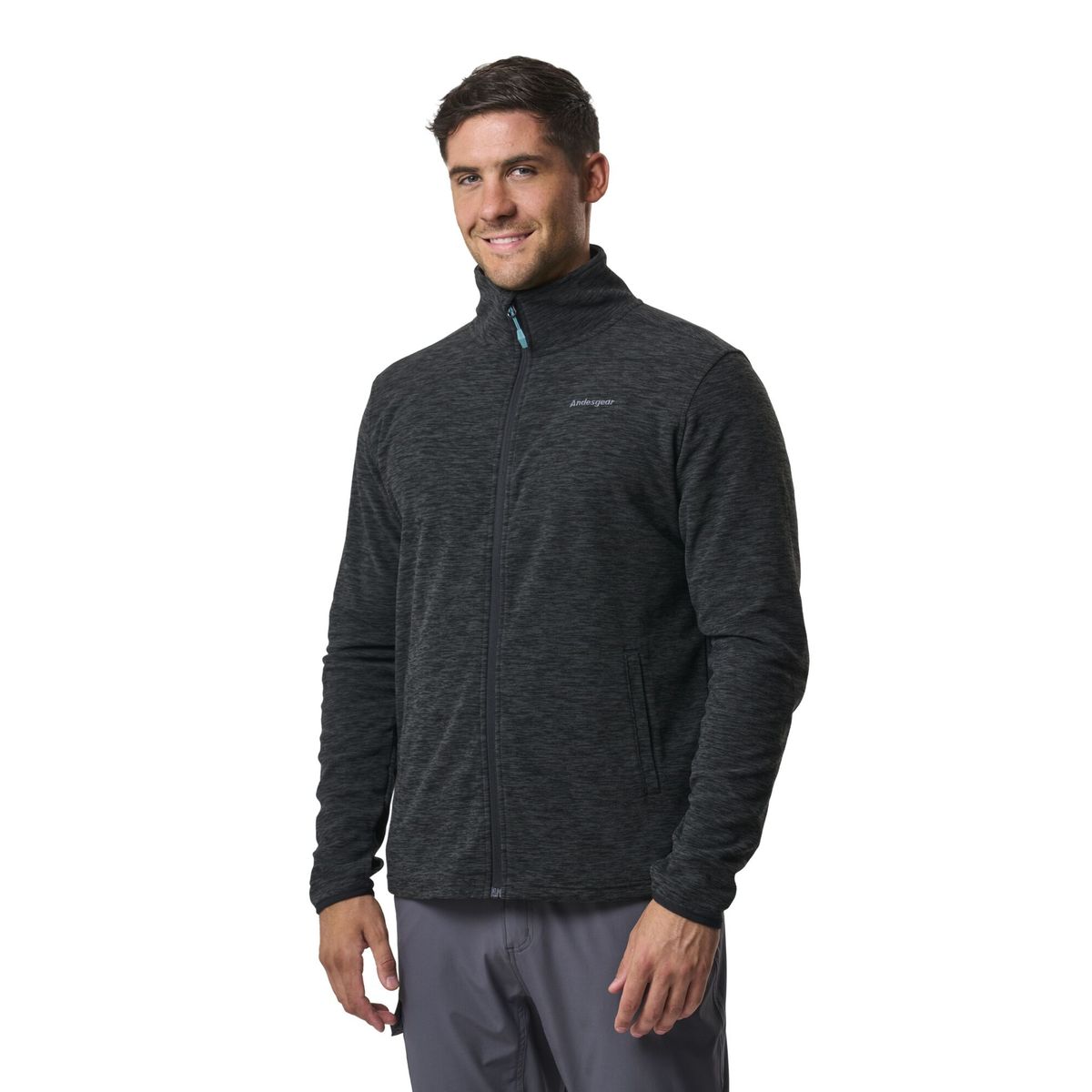 ANDESGEAR - Polar Hombre Maihue Fullzip - Negro