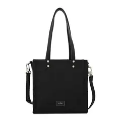 ZIOL - Cartera tote tres divisiones mediana lisette negro