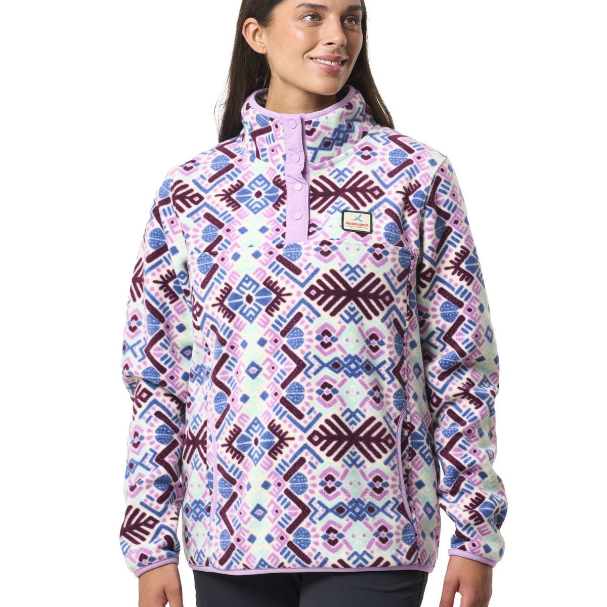 ANDESGEAR - Polar Mujer Panguipulli Multicolor Andesgear