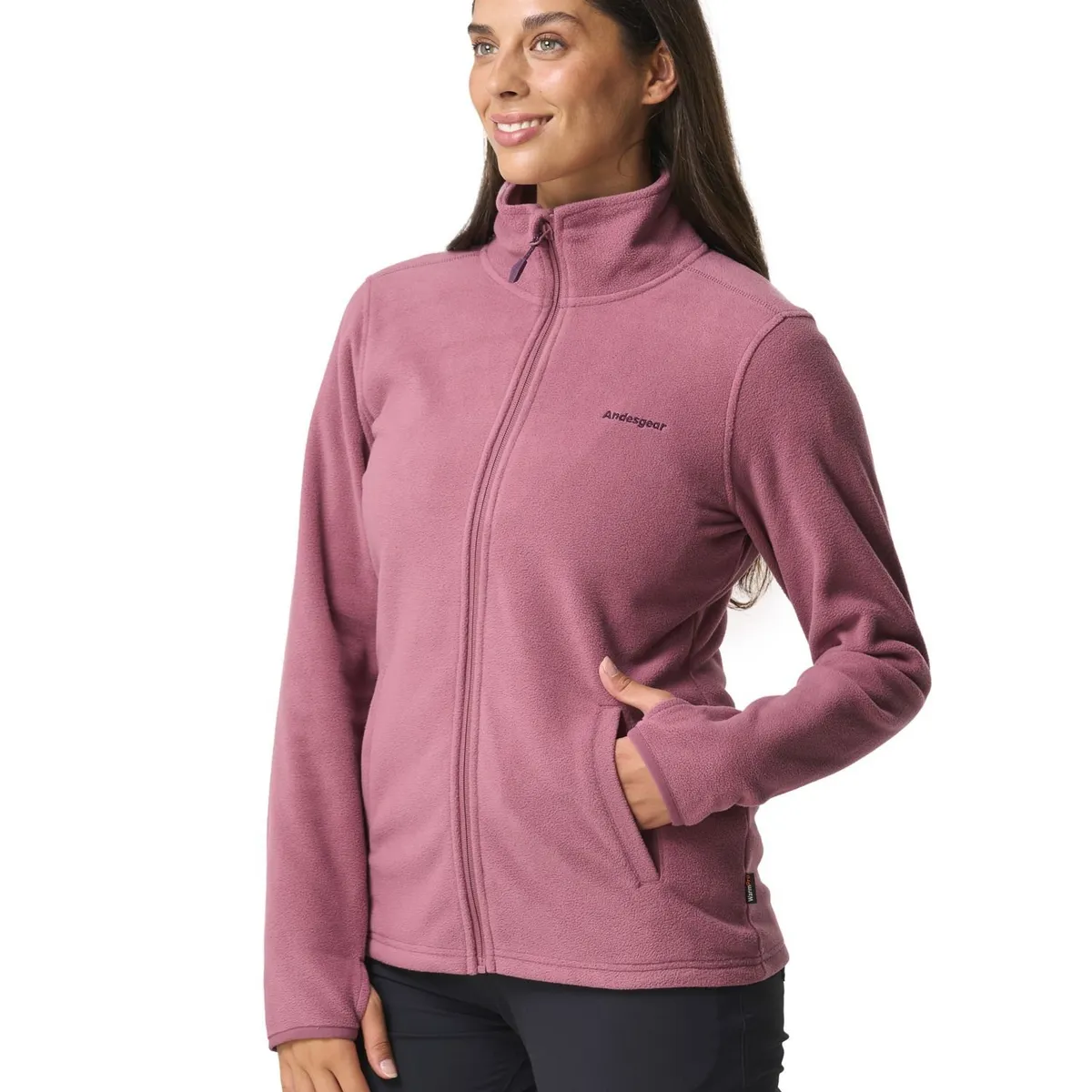 ANDESGEAR - Polar Mujer Maihue Rosado Andesgear