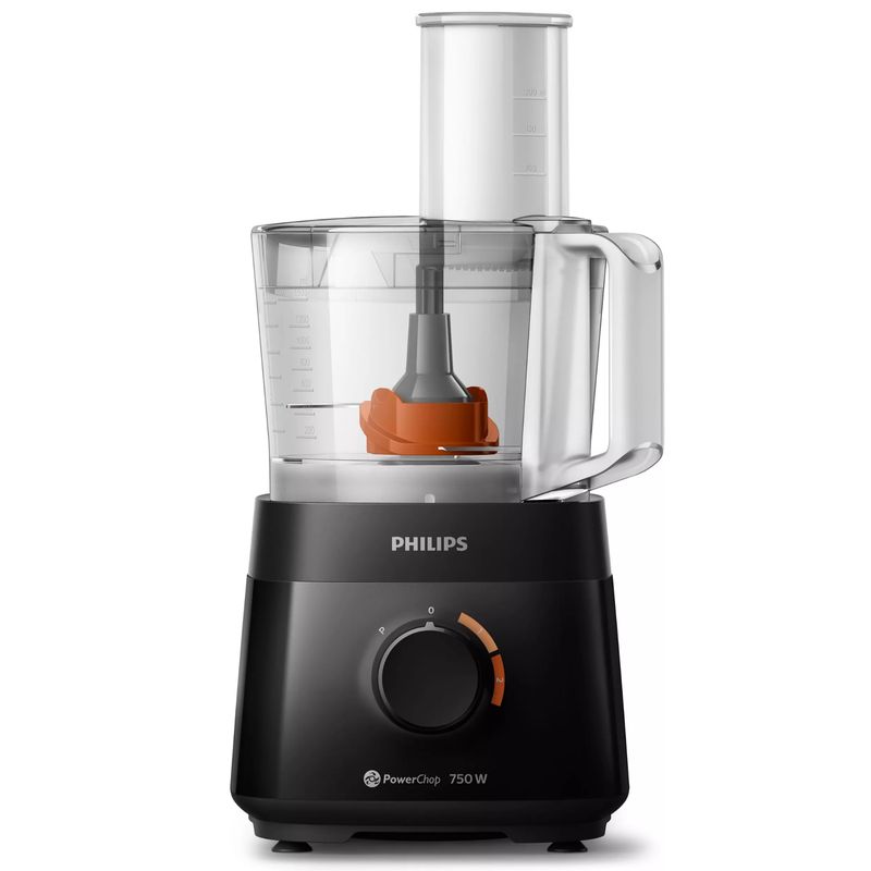 PHILIPS - Procesador de Alimentos Philips 4en1 750W Power Pro 15L - Negro