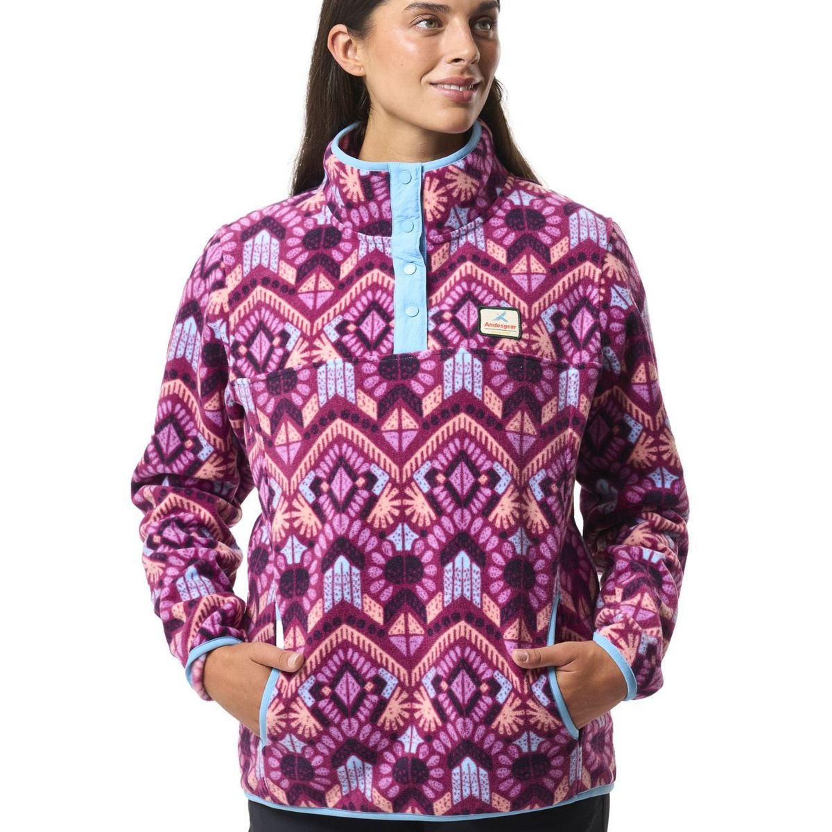 ANDESGEAR - Polar Mujer Panguipulli Azul Andesgear