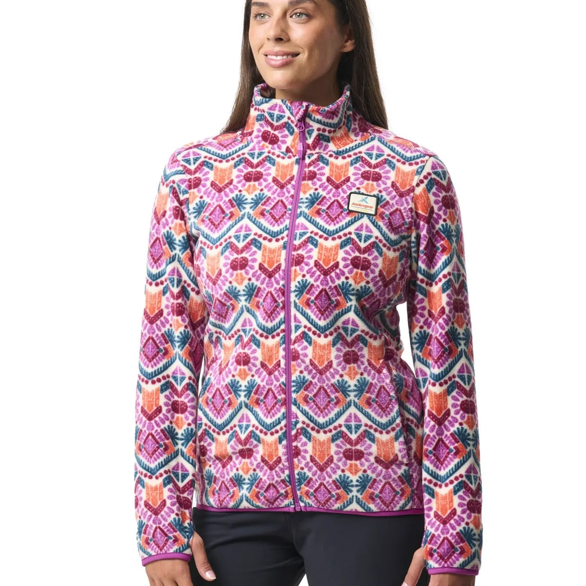 ANDESGEAR - Polar Mujer Pullao Multicolor Andesgear