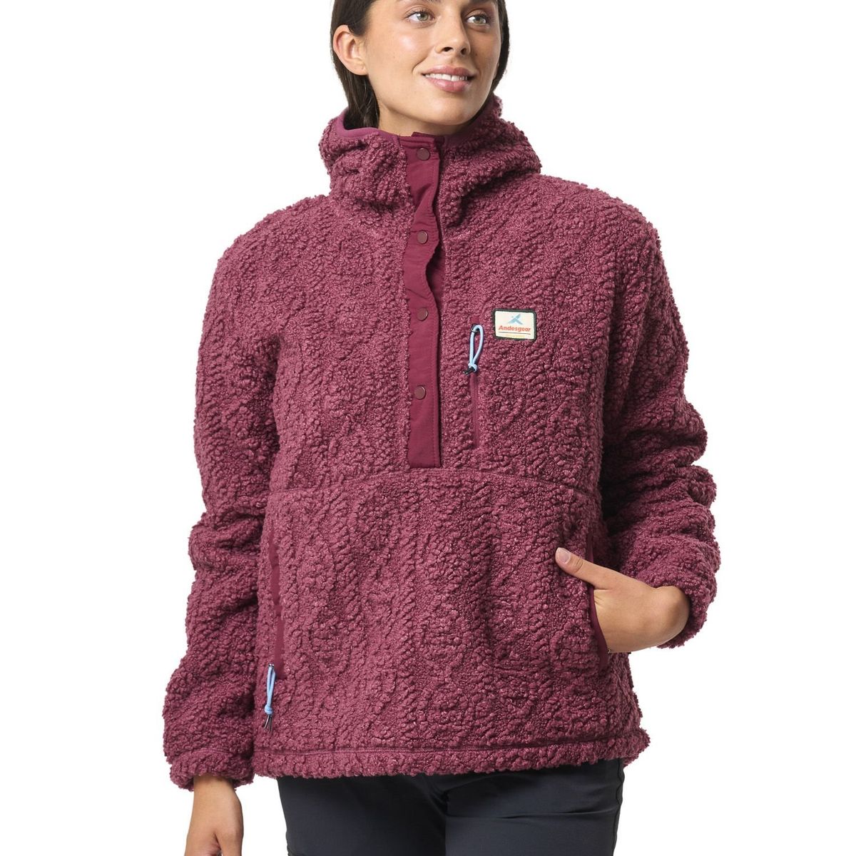 ANDESGEAR - Polar Mujer Pullinque Rosado Andesgear