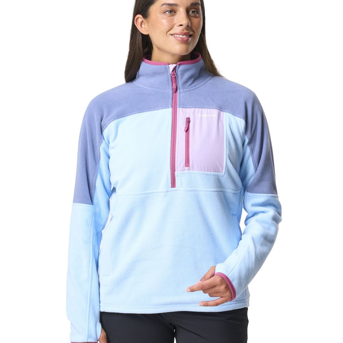 ANDESGEAR - Polar Mujer New Maihue 1/2 Azul Andesgear